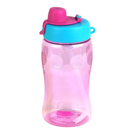 Бутылка для фитнеса STRAW Bottle 350 мл. (розовая) от компании "Кореал - Настоящая Корея"