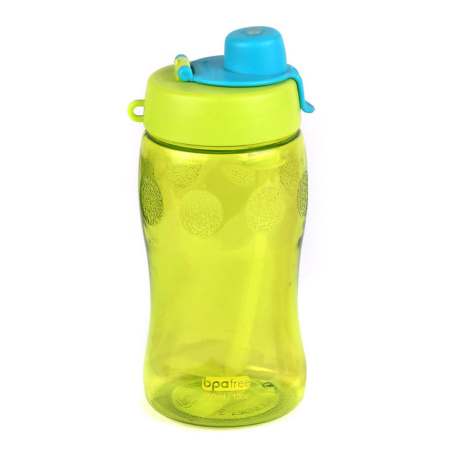 Бутылка для фитнеса STRAW Bottle 350 мл. (зелёная) от компании "Кореал - Настоящая Корея"