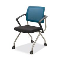 Стул ортопедический черно-синий DSP T144Y от компании "Кореал - Настоящая Корея" являющейся официальным дистрибьютором в России  Стул ортопедический черно-синий DSP T144Y от компании "Кореал - Настоящая Корея"