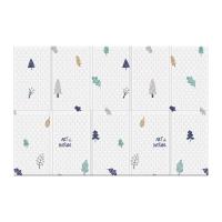 Портативный детский  коврик Portable Marshmallow 120x200*1 см, Листопад от компании "Кореал - Настоящая Корея"