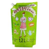 Средство д/м посуды Трио С ПИЩЕВОЙ СОДОЙ 1200мл (запаска) от компании "Кореал - Настоящая Корея"
