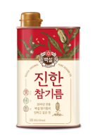 Beksul Кунжутное масло Премиум нерафинированное (ж/б), 500 мл от официального дистрибьютора "Кореал - Настоящая Корея"