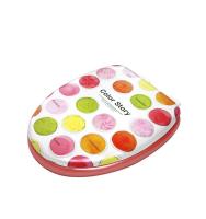 Мягкое сиденье для унитаза Color story-O от компании "Кореал - Настоящая Корея"