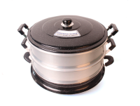 Трехъярусная пароварка Emperor's Imperial 40 см от компании "Кореал - Настоящая Корея"