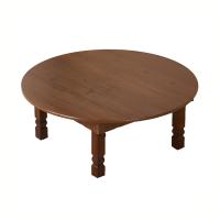 Корейский стол  690 орех Round WN от компании "Кореал - Настоящая Корея"