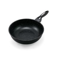 Сковорода Dreamchef IH 28 см вок с мраморным антипригарным покрытием без крышки от компании "Кореал - Настоящая Корея"