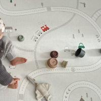 Двухсторонний коврик LaPure Soft 190x130x1.2 см, Машинки от компании "Кореал - Настоящая Корея"