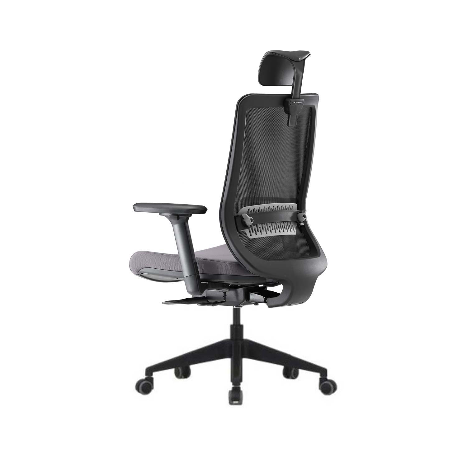 Стул ортопедический черно-серый Modern HB MDN-100A  от компании "Кореал - Настоящая Корея"