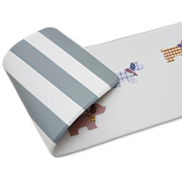 Двухсторонний ПВХ коврик для кухни и ванной puppy+stripe L 120*44*1.4 от официального дистрибьютора "Кореал - Настоящая Корея"