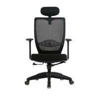 Стул ортопедический чёрный ADAM 1113T  от компании "Кореал - Настоящая Корея"