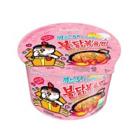 Samyang Лапша со вкусом острой курицы и соуса карбонара Hot Chicken Flavor Ramen Carbo, 105 гр от официального дистрибьютора "Кореал - Настоящая Корея"