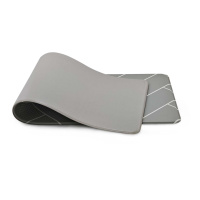 ПВХ коврик напольный для кухни и ванной Onebin Gray herringbone L 120*44*1.4 от компании "Кореал - Настоящая Корея"