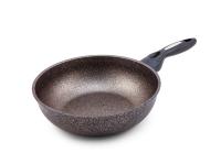 Сковорода Ecoramic IH 28 см вок c антипригарным покрытием без крышки от компании "Кореал - Настоящая Корея"