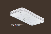 Потолочный LED светильник прямоугольный Daffodil 60 (до 20 кв.м) от компании "Кореал - Настоящая Корея" являющейся официальным дистрибьютором в России  Потолочный LED светильник прямоугольный Daffodil 60 (до 20 кв.м) от компании "Кореал - Настоящая Корея"