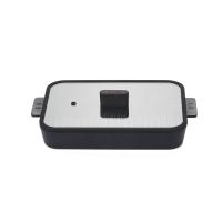 Сковорода-гриль OSLO fjord с крышкой и прихватками в комплекте от компании "Кореал - Настоящая Корея"