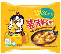 Лапша Samyang "ХОТ ЧИКЕН ЧИЗ РАМЕН" острая со вкусом курицы и сыра, 145г, 1/40 (4 сыра) от компании "Кореал - Настоящая Корея"
