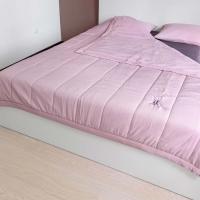 Комплект постельного белья GOCHU Solido set Q розовый 2003