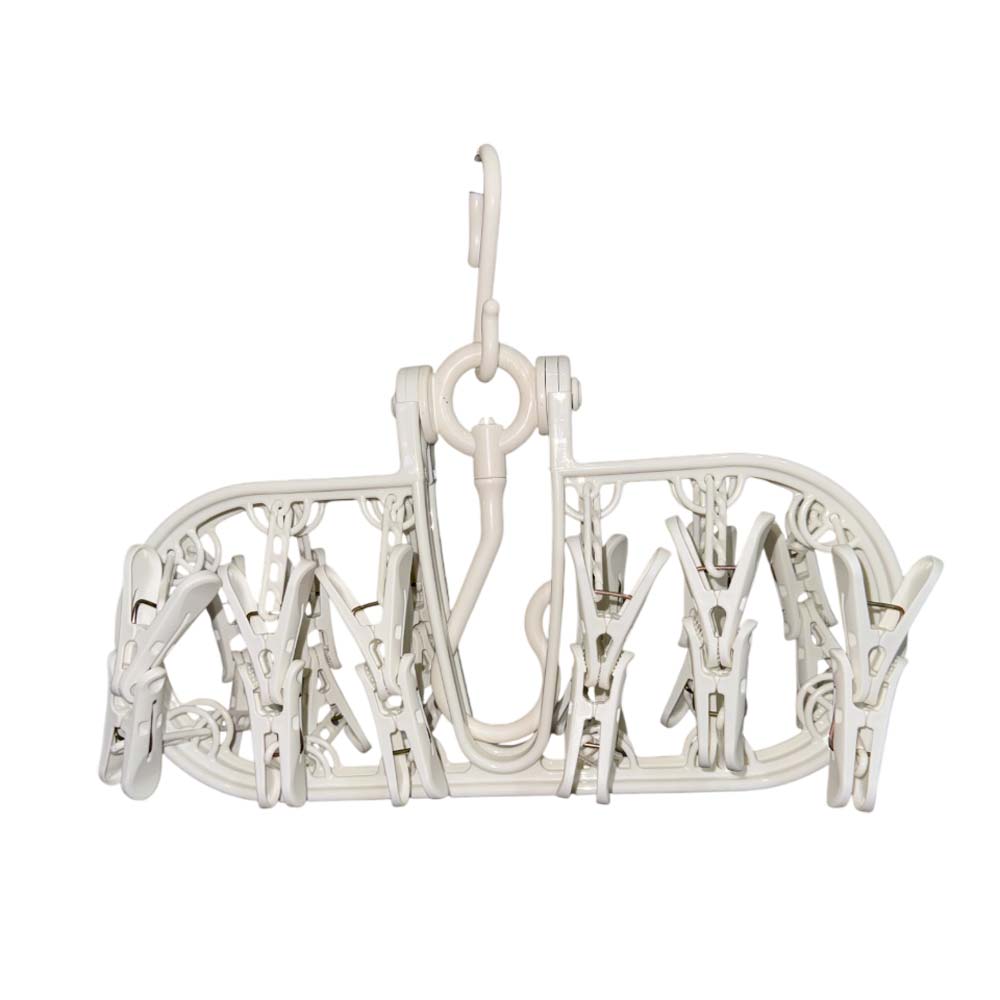 Прищепки на базе для сушки белья Sky Laundry Clamp 24 от компании "Кореал - Настоящая Корея"