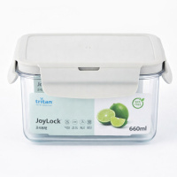 Тритановый контейнер с замками TR-JoyLock 660 мл. от компании "Кореал - Настоящая Корея"