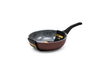 Сковорода Gochu Ecoramic 26 см ВОК с каменным покрытием для всех видов плит без крышки от компании "Кореал - Настоящая Корея"