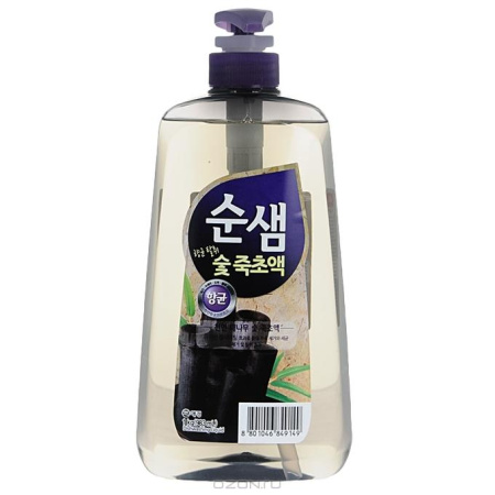 Средство для мытья посуды СУНСЭМ Бамбуковый уголь 1000г от компании "Кореал - Настоящая Корея"