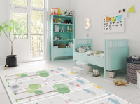 Портативный коврик Portable, 140x200x1 см, Веселая прогулка от компании "Кореал - Настоящая Корея"