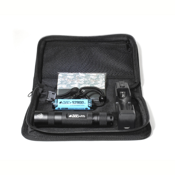 Фонарь Black Wolf KR-A10 комплект №3 (2900mAh, зарядное устройство без адаптера) от официального дистрибьютора "Кореал - Настоящая Корея"