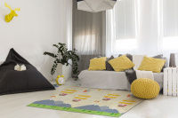 Портативный коврик Portable 140x200x1 см Малышарики от компании "Кореал - Настоящая Корея" являющейся официальным дистрибьютором в России  Портативный коврик Portable 140x200x1 см Малышарики от компании "Кореал - Настоящая Корея"