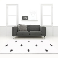 Двухсторонний коврик Design Cushion Кактусы/Алфавит 200х140х1.2 см от компании "Кореал - Настоящая Корея" являющейся официальным дистрибьютором в России  Двухсторонний коврик Design Cushion Кактусы/Алфавит 200х140х1.2 см от компании "Кореал - Настоящая Корея"