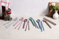 Силиконовая ложка KF Pastel (розовый) от компании "Кореал - Настоящая Корея"