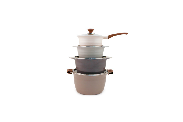 Набор посуды Ecoramic с керамическим покрытием от официального дистрибьютора "Кореал - Настоящая Корея"