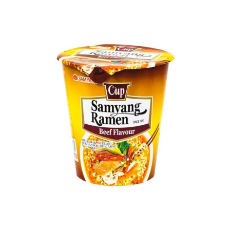 Samyang Лапша Самянг рамен со вкусом говядины, 65 гр от компании "Кореал - Настоящая Корея"