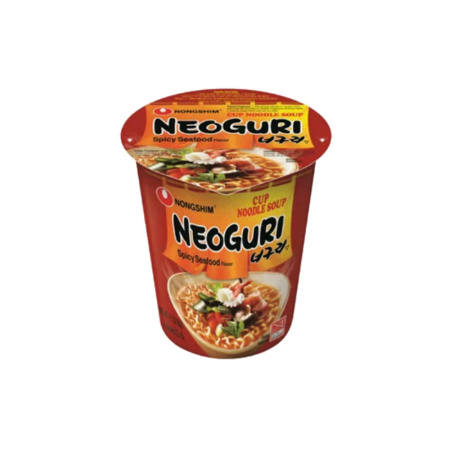 Nongshim Лапша острая со вкусом морепродуктов Neoguri Ramyun, 62 гр от компании "Кореал - Настоящая Корея"