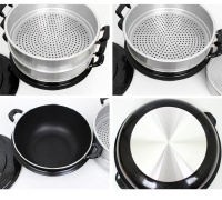 Трехъярусная пароварка Emperor's Imperial 40 см от компании "Кореал - Настоящая Корея"