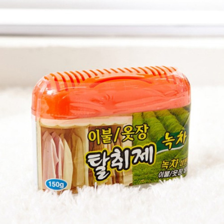 133068 HAPPYROOM Поглотитель запахов для шкафов и комодов (зелёный чай) 150г от компании "Кореал - Настоящая Корея"
