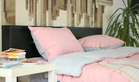 Комплект постельного белья GOCHU Solido set S розовый