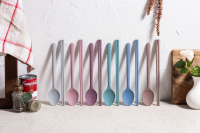 Силиконовая ложка KF Pastel (розовый) от компании "Кореал - Настоящая Корея"