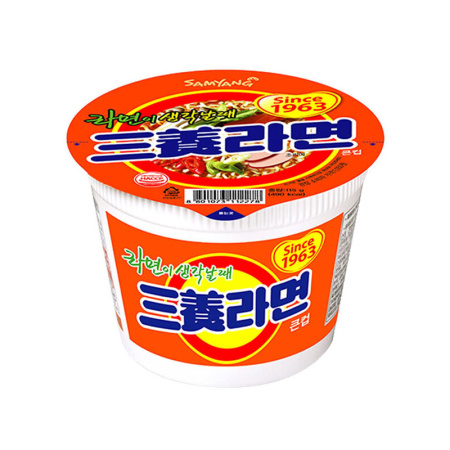 Лапша б.п. Самянг Биг Боул острая со вкусом говядина 115г. от компании "Кореал - Настоящая Корея"