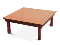 Корейский стол 800*800 красное дерево RED 810 от компании "Кореал - Настоящая Корея"
