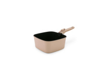 Набор посуды BoOhgle (бежевый) 5 в 1 со съемной ручкой c антипригарным керамическим покрытием от компании "Кореал - Настоящая Корея"