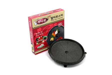 Жаровня Hanaro Round с равномерным нагревом для газовой плиты от компании "Кореал - Настоящая Корея"