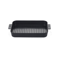 Сковорода-гриль OSLO fjord с крышкой и прихватками в комплекте от компании "Кореал - Настоящая Корея"