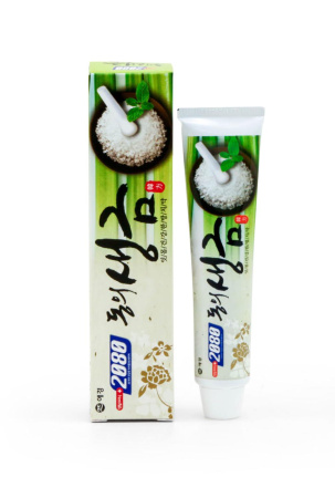 Зубная паста 2080 ЛЕЧЕБНЫЕ ТРАВЫ И БИОСОЛИ 120г от компании "Кореал - Настоящая Корея"