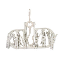 Прищепки на базе для сушки белья Sky Laundry Clamp 24 от компании "Кореал - Настоящая Корея"