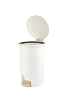 Мусорное ведро с педалью Datum 20 л. круглое от компании "Кореал - Настоящая Корея" являющейся официальным дистрибьютором в России  Мусорное ведро с педалью Datum 20 л. круглое от компании "Кореал - Настоящая Корея"