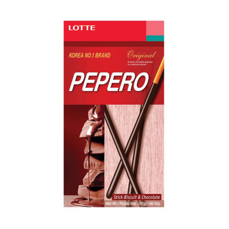 Соломка в шоколадной глазури Pepero Original 47 гр. от компании "Кореал - Настоящая Корея"