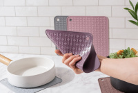 Силиконовый коврик для индукционной плиты, подставка под горячее KF Pastel от компании "Кореал - Настоящая Корея" являющейся официальным дистрибьютором в России  Силиконовый коврик для индукционной плиты, подставка под горячее KF Pastel от компании "Кореал - Настоящая Корея"